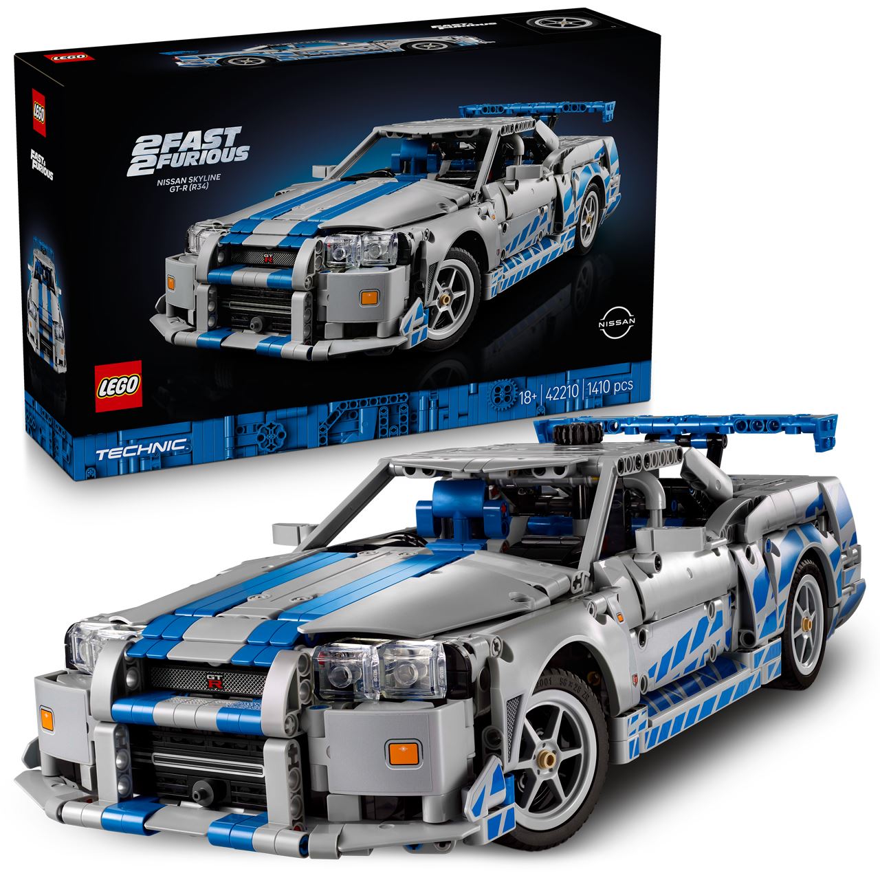 LEGO Technic 2 Fast 2 Furious Nissan Skyline GT-R (R34) Flitzer