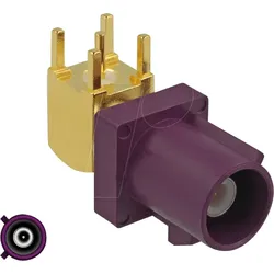 DELOCK 89775 - HF FAKRA D Stecker 90° PCB