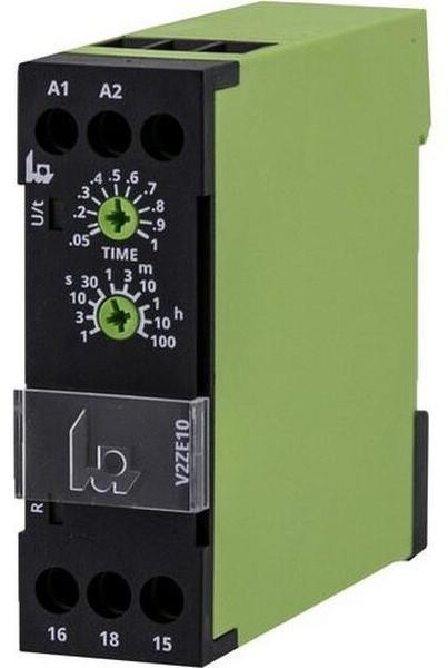 Tele Haase TIJDSRELAIS MET INSCHAKELVERTRAGING V2ZE10 24-240V AC/DC