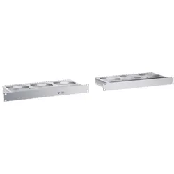 Rittal Rack-mounted fans for 19 inch Air throughput 320/480 m, Serverschrank Zubehör, Grau