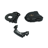 Tusa - Schnalle für die Paragon Maske - Farbe: Schwarz - Seite: Rechts
