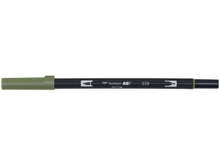 Tombow Brush-Pen gray green