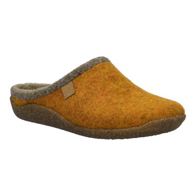 Hausschuh JOSEF SEIBEL "Vinny 09, orange-kombi", Damen, Gr. 37, orange (orange, kombi), Obermaterial: 100% Textilmaterial TEXMAT., Schuhe Hausschuh