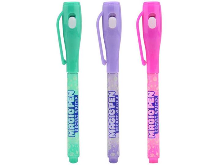 UP International Geheime Pen - Onzichtbare inkt pen - UV pen - Magic pen - Geheimschrift pen