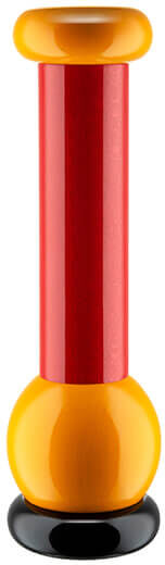 Alessi Wood Pepper Mill Red