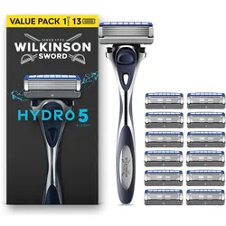 Wilkinson, Nassrasierer, Hydro 5 Hautschutzrasierer + 13 Köpfe