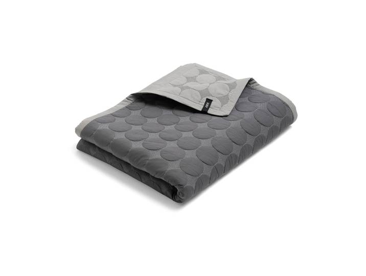 HAY Mega Dot Überwurf Organic 260x260 cm Dark grey