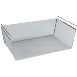 Wenko Regaleinhängekorb L silber, 49x18x28 cm