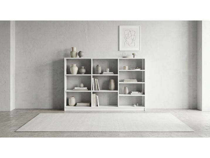 Regal 20 cm tief MDF Beschichtet MDF Weiß matt