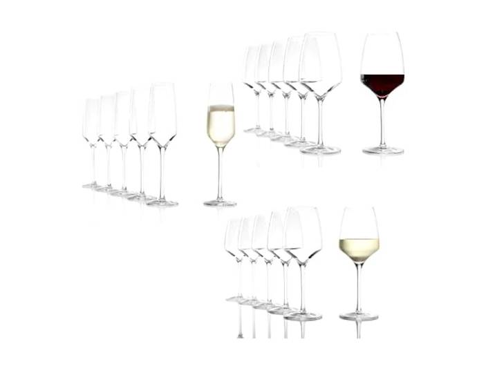 Stölzle Lausitz Experience Weißweinkelch/Rotweinkelch/Champagnerkelch Set 18 tlg