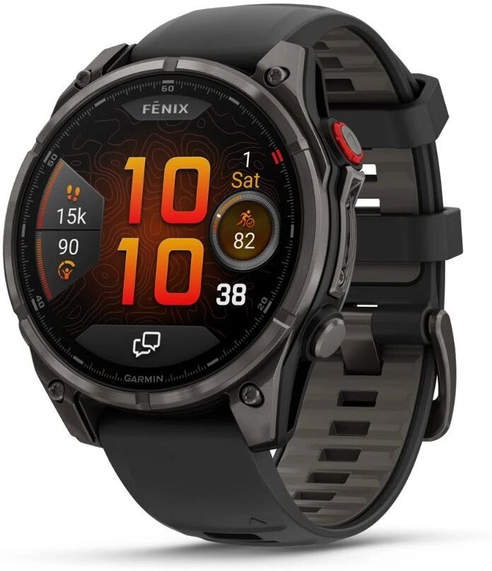 Garmin fēnix 8 Pro AMOLED Sapphire 47mm Smartwatch - Carbon Grey DLC Titanium