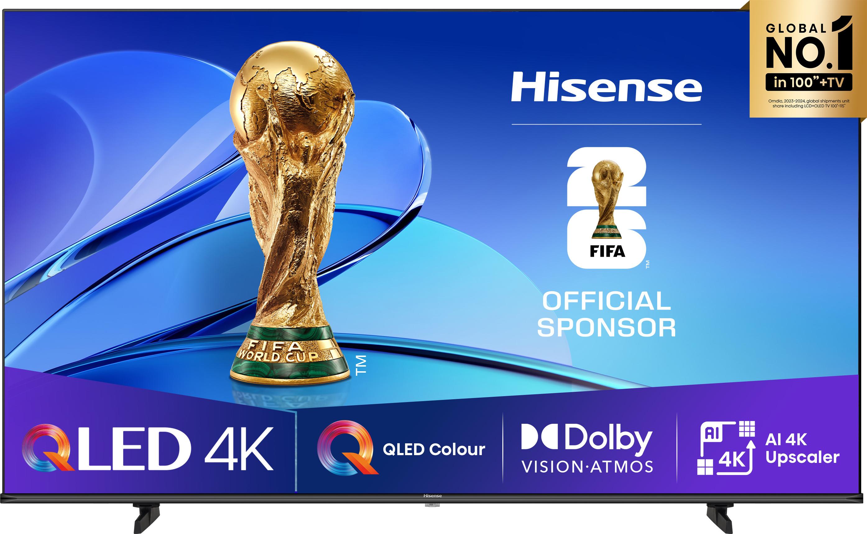Hisense 50E7Q, 127 cm (50"), 3840 x 2160 Pixel, QLED, Smart-TV, WLAN, Schwarz