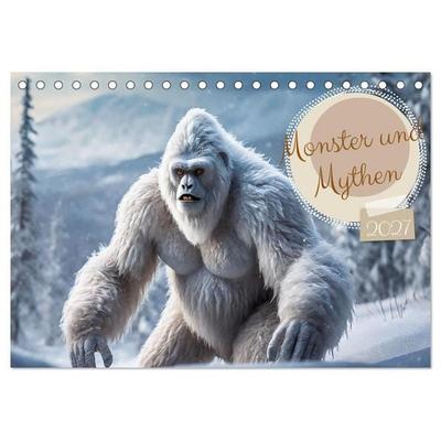 Monster & Mythen (Tischkalender 2027 DIN A5 quer), CALVENDO Monatskalender