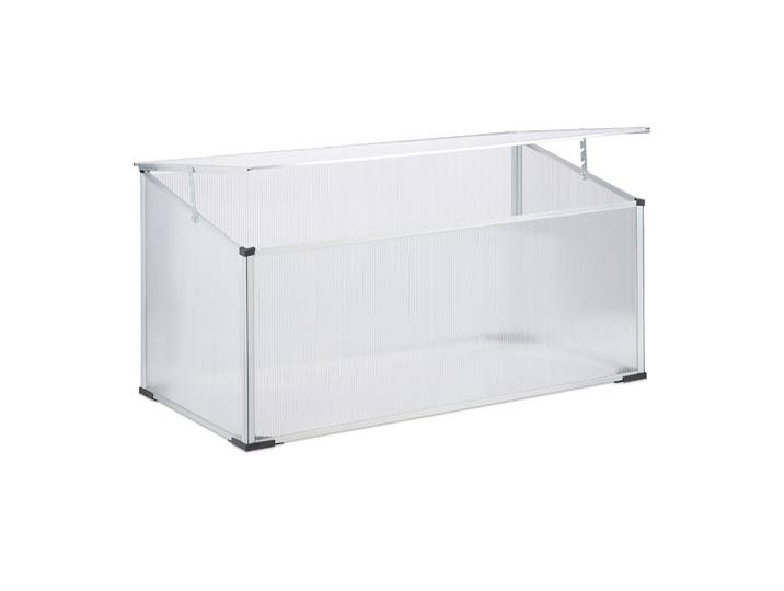 Frühbeet Alu Schwarz-Transparent
