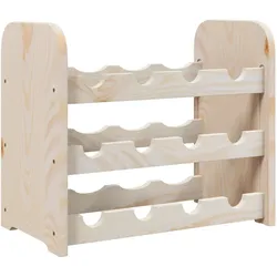vidaXL Weinregal 43x25x37 cm Massivholz Kiefer