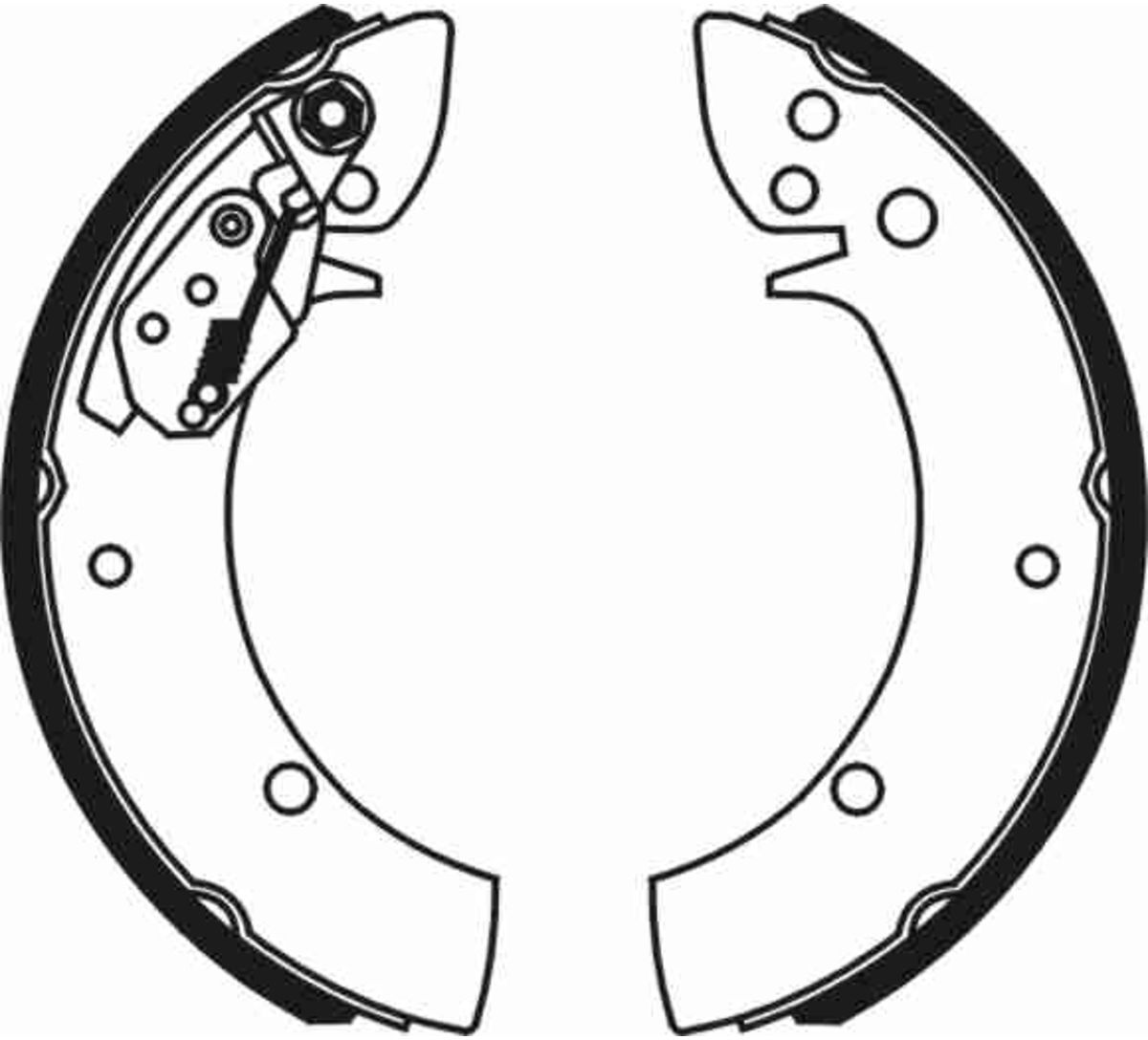 Bremsbackensatz ABE C00015ABE