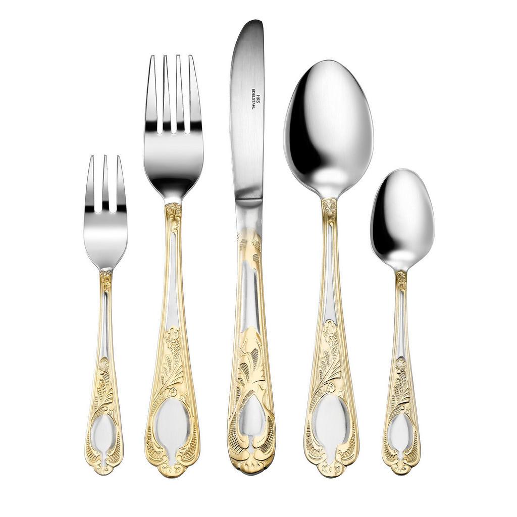 Karcher Besteckset, Silber, Metall, leicht zu reinigen, Essen & Trinken, Besteck, Besteck-Sets
