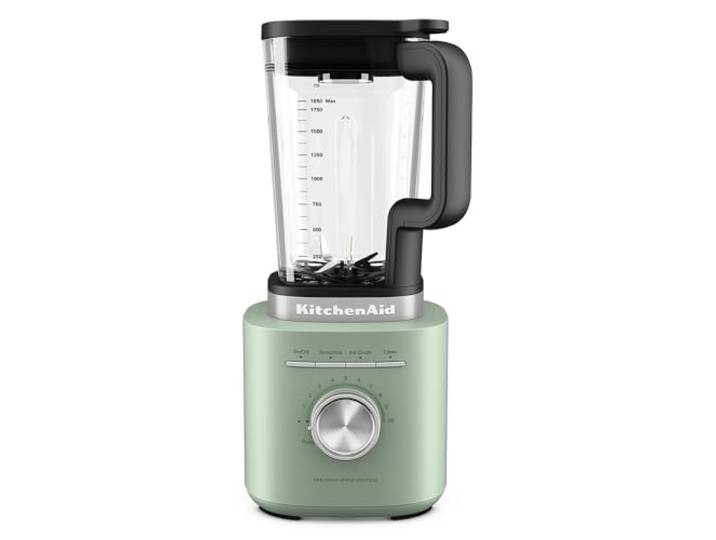 KitchenAid 5KSB2071 Pure Power Standmixer, 1,85 L 1200 W, Glasbehälter, 10 Geschwindigkeitsstufen, asymmetrische Edelstahlklingen, Reinigungszyklus, Cardamom