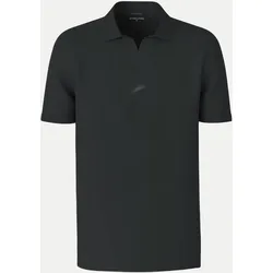 Tshirt mit Polokragen Schwarz S