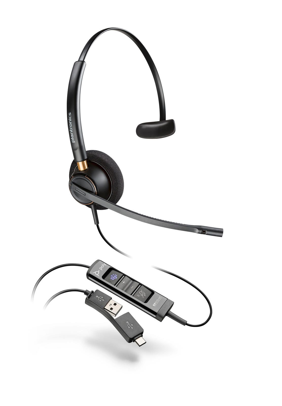 Poly EncorePro 515-M Mono Headset On-Ear 783R1AA