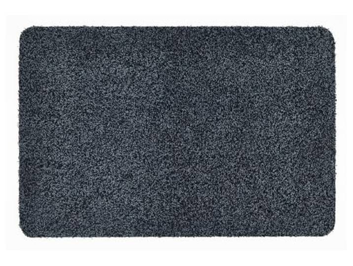 andiamo Fußmatte Samson – waschbare Baumwoll-Schmutzfangmatte - rutschfest, saugstark & hochwertig - Fußabtreter für den Eingang 50 x 80 cm cm, Anthrazit