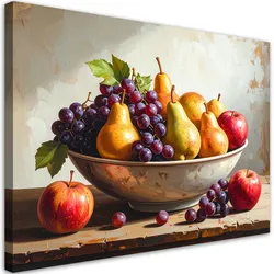 LEINWANDBILD Essen & Trinken 90x60cm