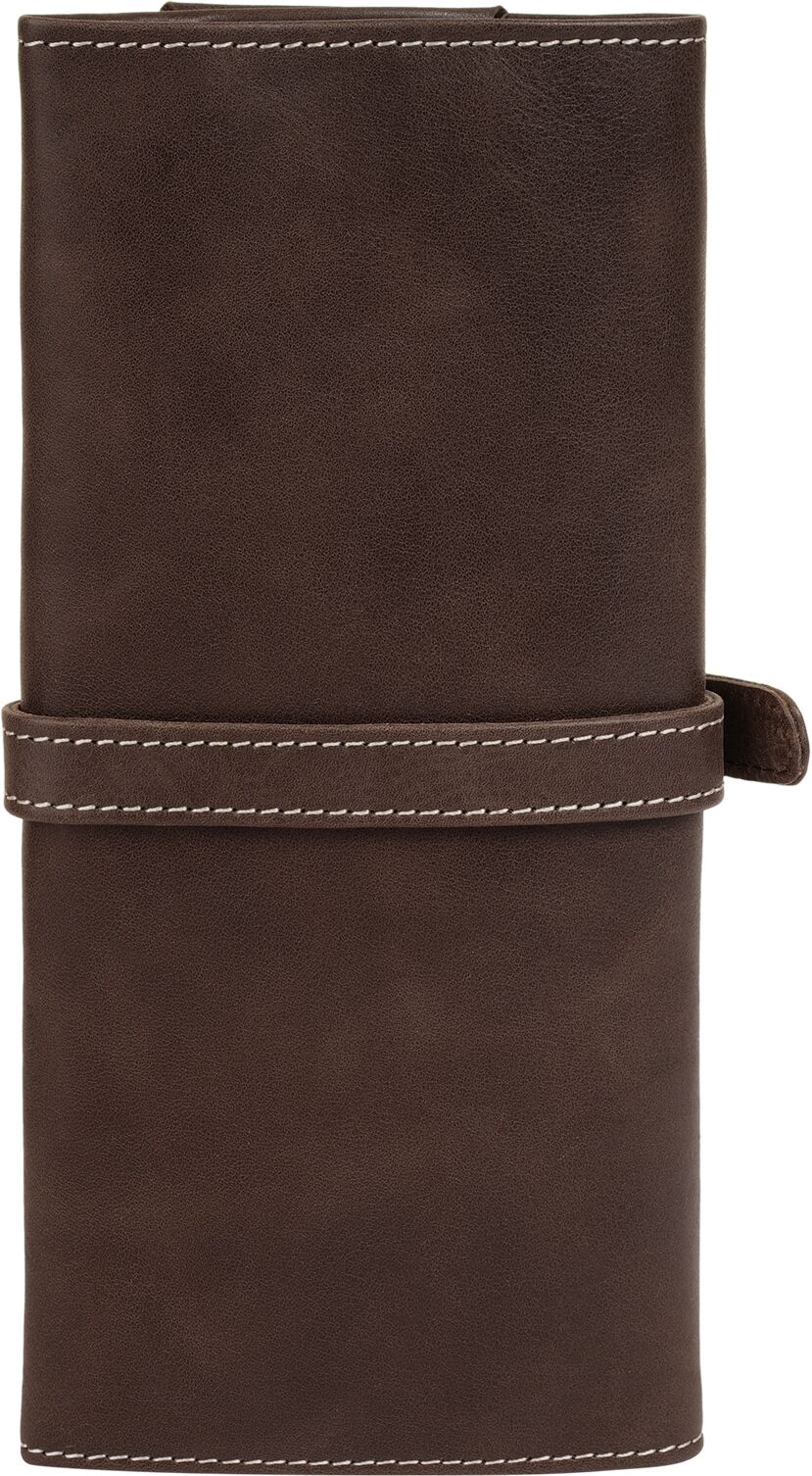 Brieftasche BRUNO BANANI "BRUNO BANANI Damen echt Leder", Damen, braun, Leder, Kleinlederwaren Brieftasche, echt Leder