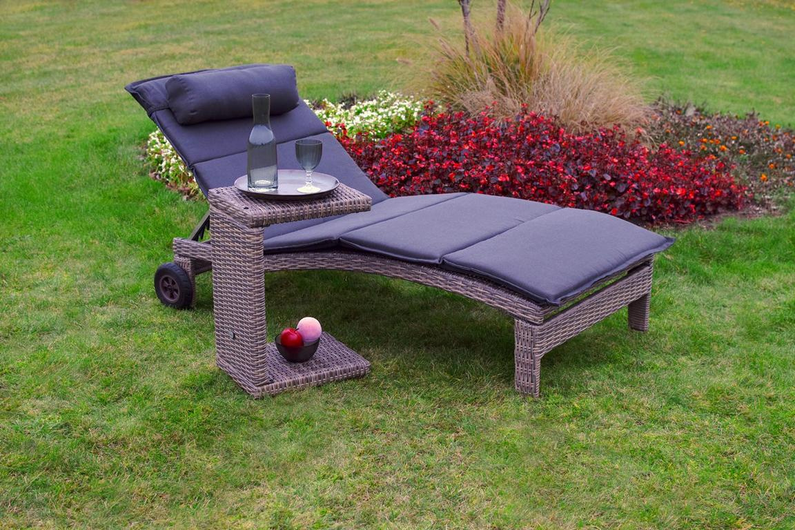 MERXXHANDELS Andalusia Set 2tlg Liege Auflagen Kissen Tisch 16909579