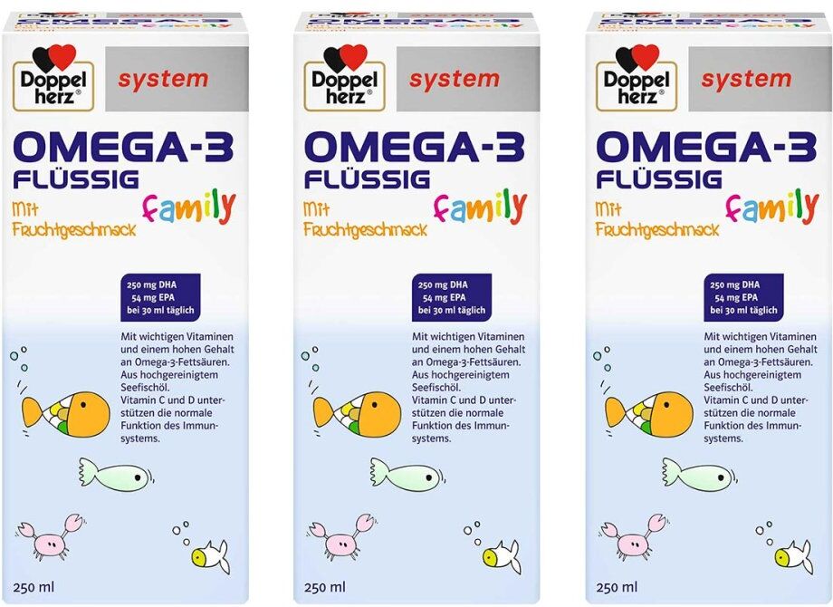 Doppelherz Omega-3 Flüssig Family System
