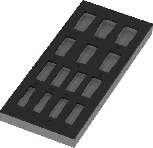 Wera 05150118001 9728 Werkzeugeinlage (L x B x H) 342 x 172 x 30mm