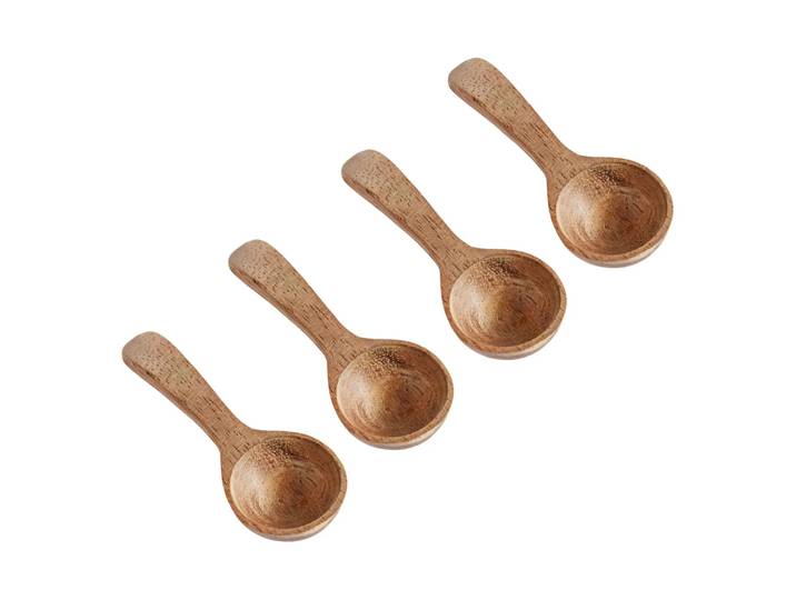MUUBS Cuillère à sel Muubs teak Lot de 4 Nature