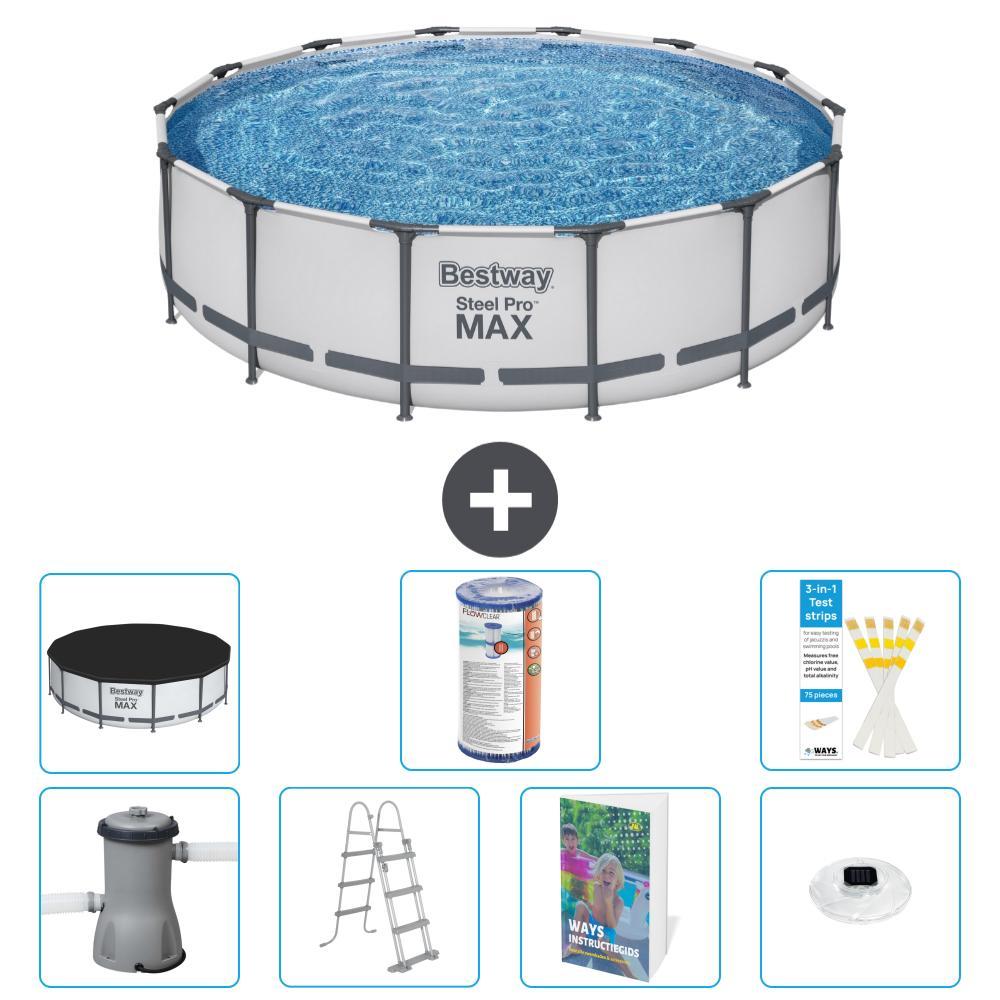 Bestway Steel Pro MAX Rund - 427x122 cm - 6-teilig S622