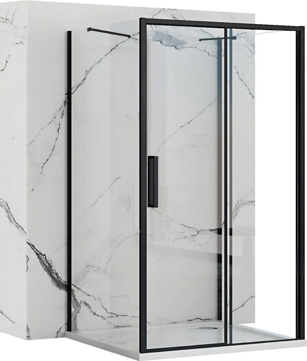 Rea Wandmontage Douchecabine Rapid Slide Surrender 130x90 cm