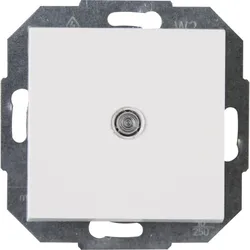 Kopp 587692087 ATHENIS - Universalschalter (Aus-/Wechsel) beleuchtet, Farbe: reinweiß