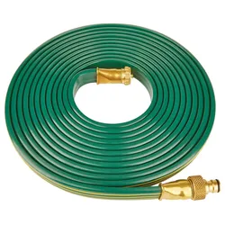 Sprühschlauch Geka15m grün/gelb mit Stecker und Blindkappe Metall