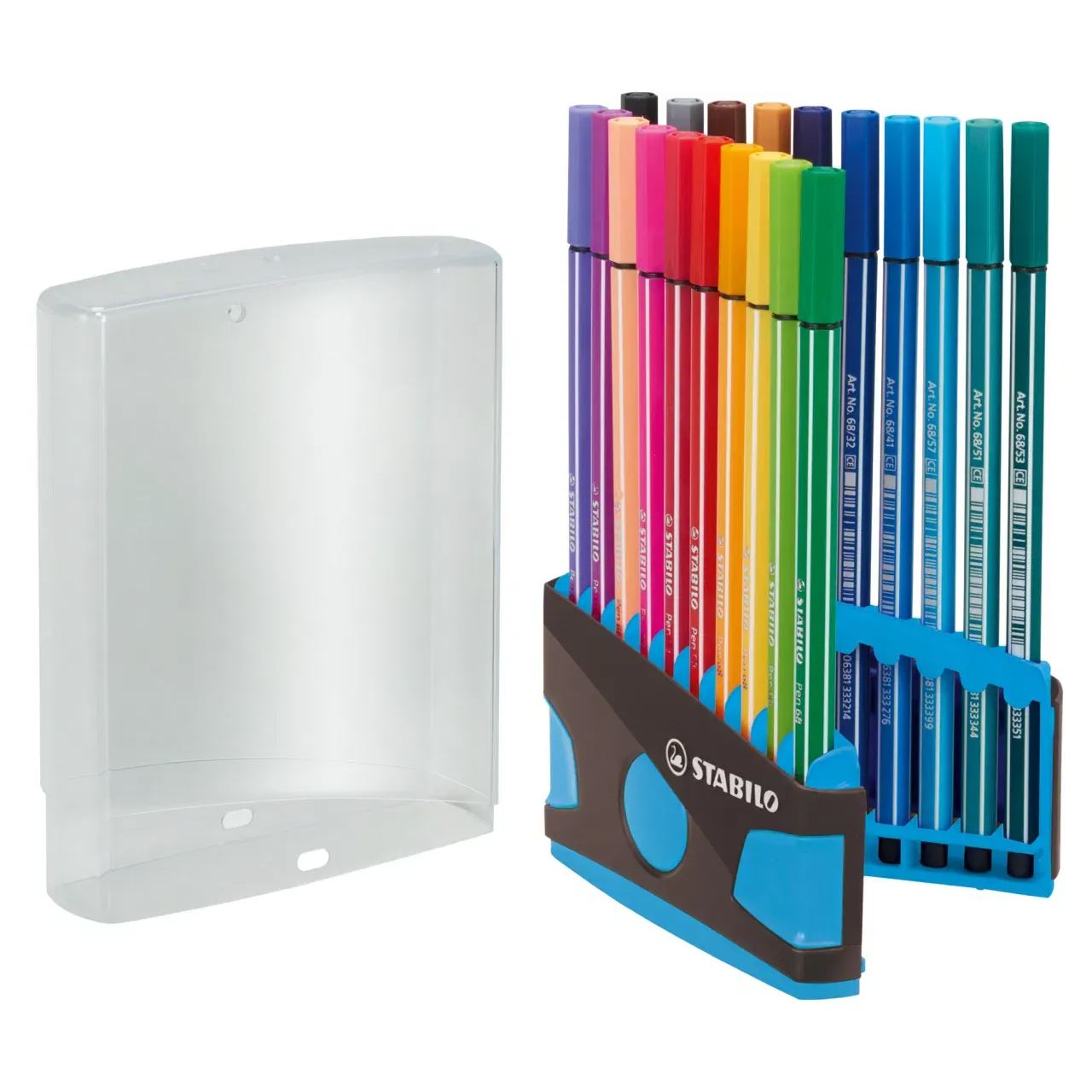 STABILO pen 68 Filzstifte farbsortiert, 20 St. 6820-04-04