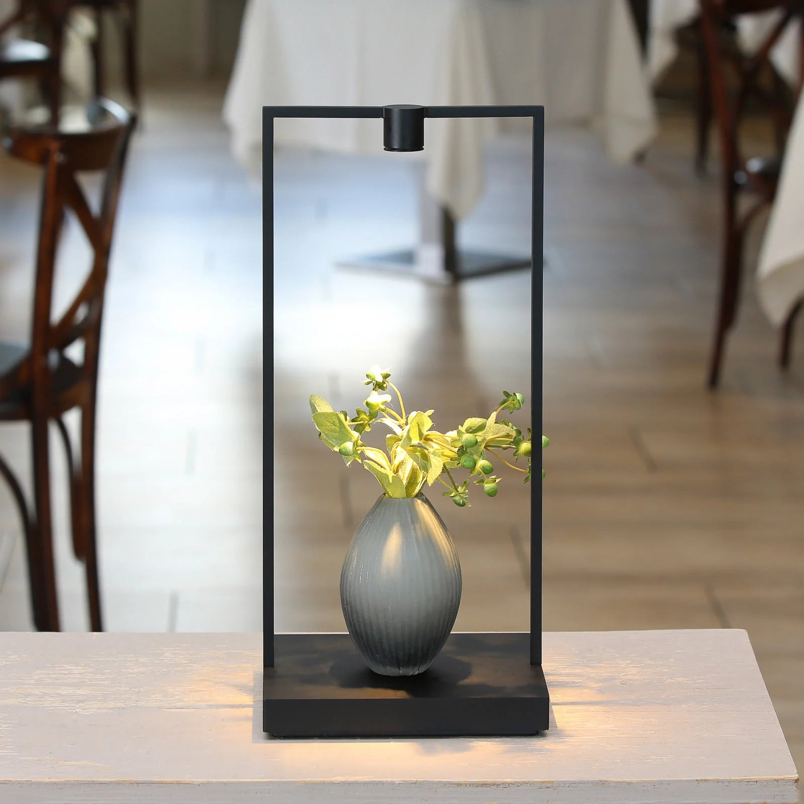 Artemide Curiosity 45 Oplaadbare LED Tafellamp - Zwart/Bruin