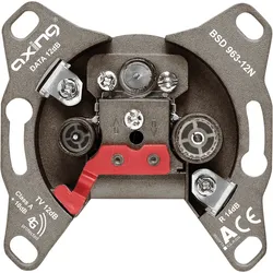 BSD 963-12N - Multimedia-Antennensteckdosen, Durchgang, 12 - 14 dB