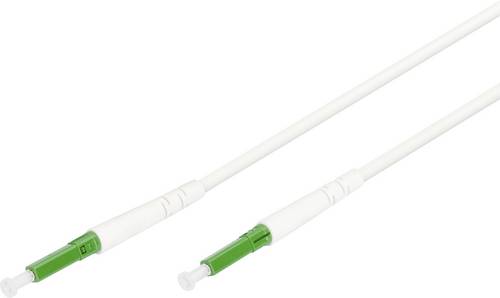 Digitus DK-3901LCA-30 Glasfaser LWL, Glasfaser Anschlusskabel 30m Weiß, Grün [1x LC APC-Stecker - 1x LC APC-Stecker] 9/125 µ