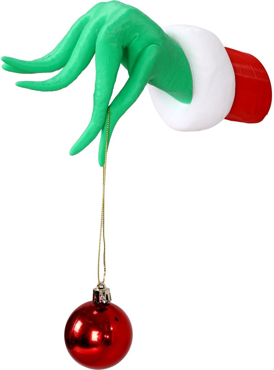 Grappig kersthangornament met enkele handmodel voor kerstdecoratie