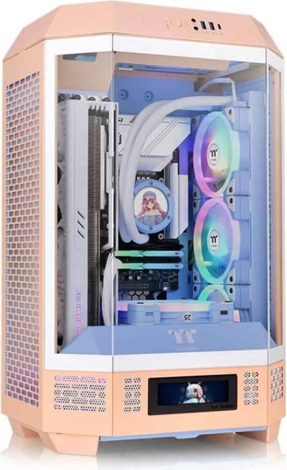 Thermaltake The Tower 300 behuizing in Peach Fuzz