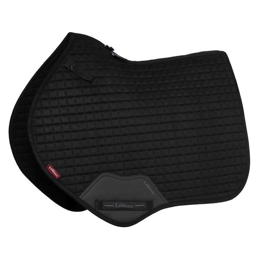 LeMieux - Suede Close Contact Square - Black - Large (IT07598005)