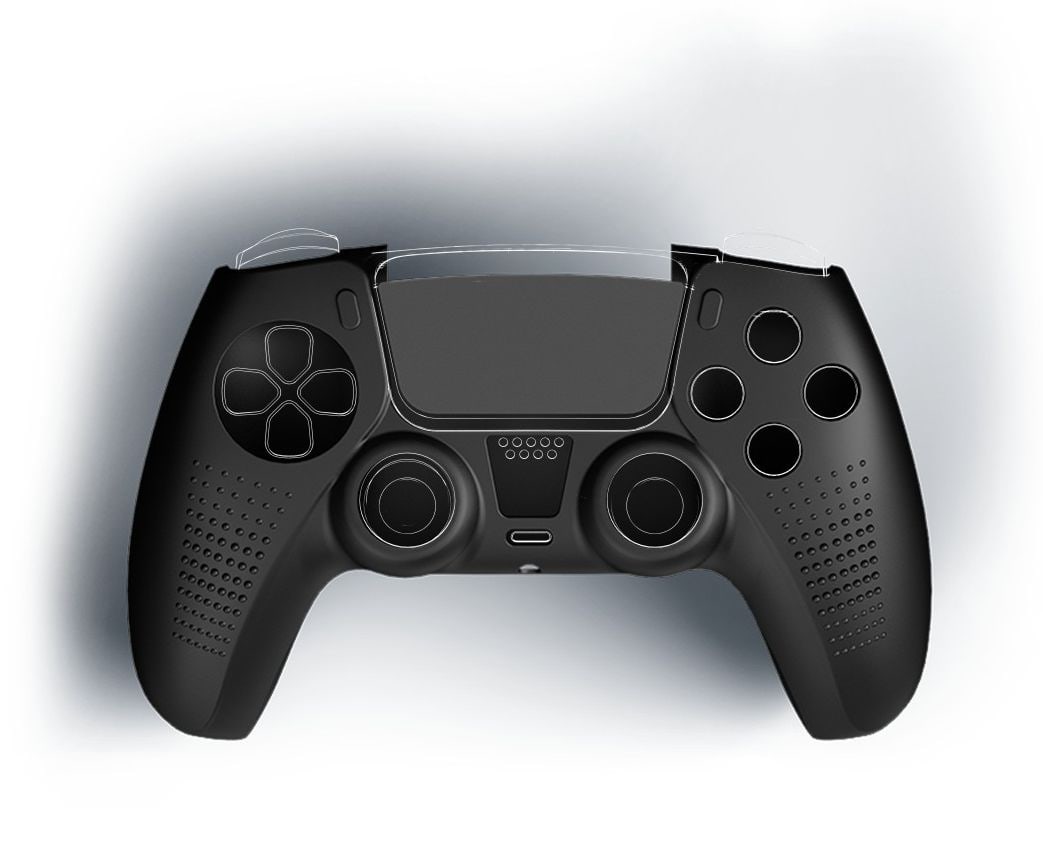 Urage PS5 DualSense Grip-Schutzhülle Steuerungsgrip PlayStation PS5 (Schwarz) 00115523