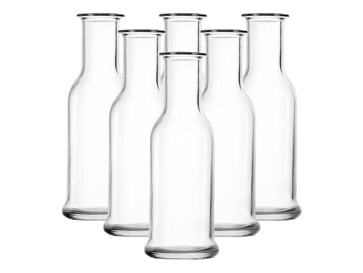 Karaffe STÖLZLE Karaffen Purity 1000 ml 6er Set transparent , bunt (transparent), Karaffen, Karaffe