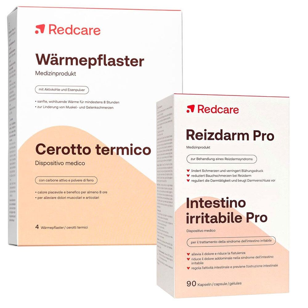 Redcare Wärmepflaster + Reizdarm Pro 1 St Set