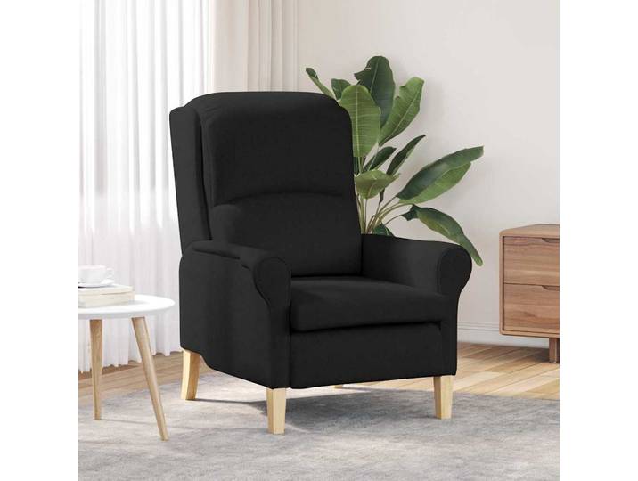 vidaXL Sessel Schwarz Stoff