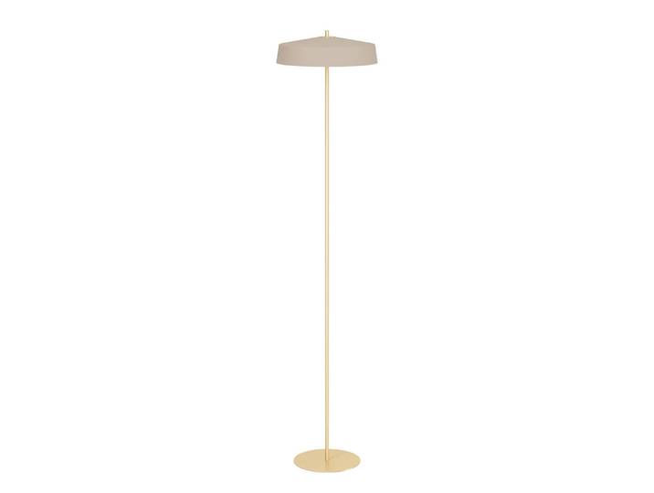 Vloerlamp Valdiola, crème / amber, Woon-/ Eetkamer, metaal, vloerlamp