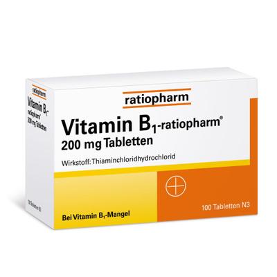 Vitamin B1-Ratiopharm 200 mg Tabletten 100 St