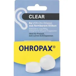 OHROPAX Clear Silikon Vor-Ohr Stöpsel 6 St