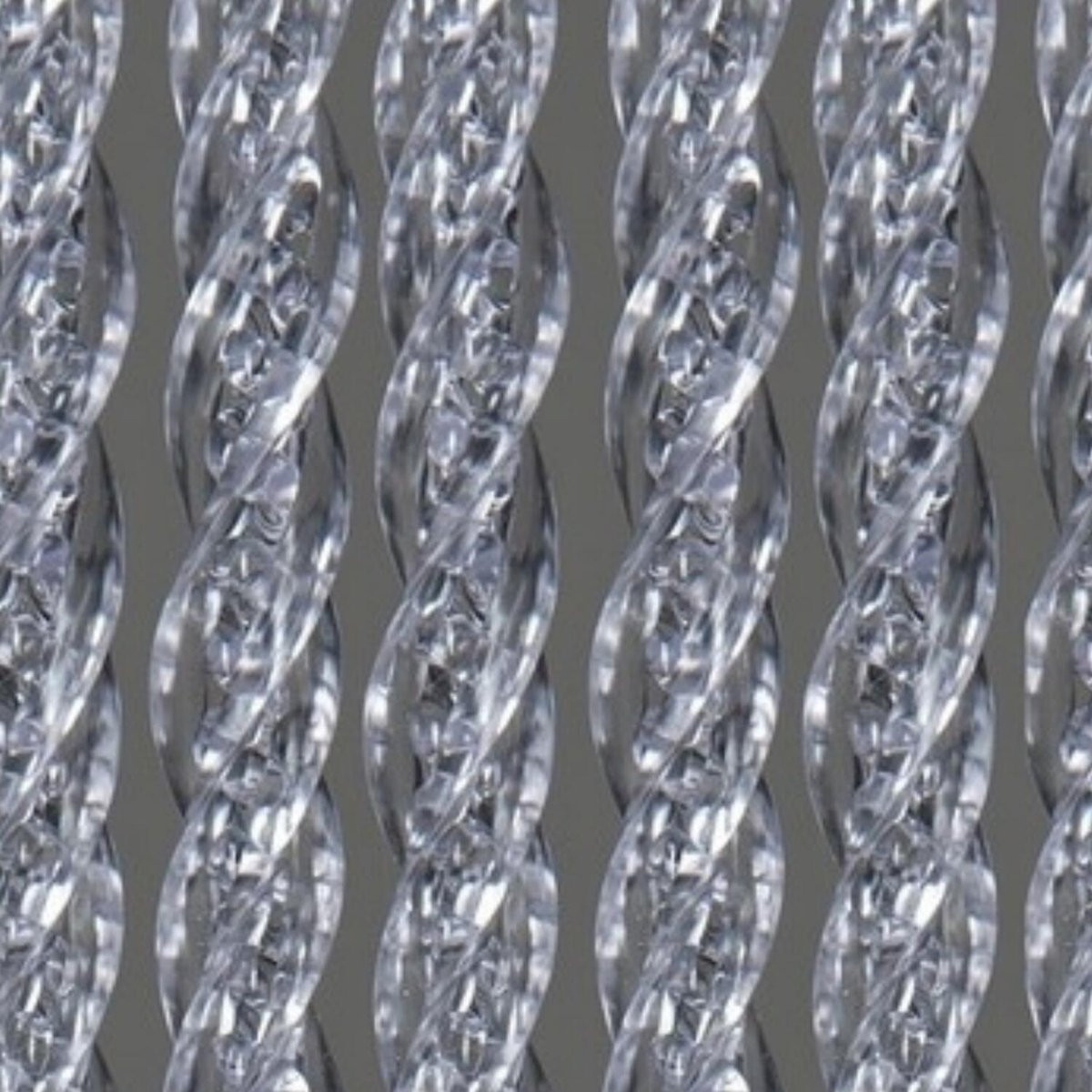 Transparant deurgordijn vliegengordijn van PVC - 90 x 220 cm